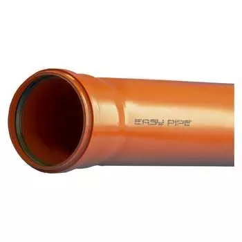 Труба для наружной канализации Политэк EASY PIPE 110x3.4x1000 SN4 21101101