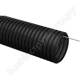 Труба iek пнд, гофрированная, с зондом, d32 мм, упаковка 25 м, иэк ctg20-32-k02-025-1