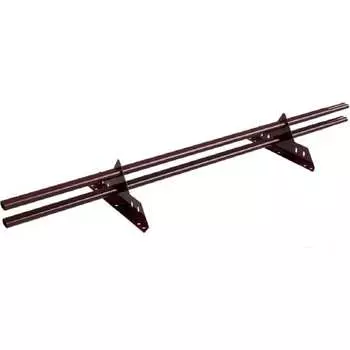 Трубчатый кровельный снегозадержатель на крышу для металлочерепицы, профнастила KROVZAVOD