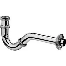 Трубчатый металлический сифон для биде Kludi