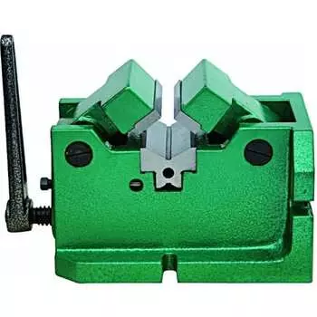 Трубные станочные тиски для зажима цилиндрических заготовок d 10-80мм CNIC QW 62 32636