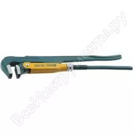 Трубный ключ, прямые губки, cr-v, 4"/745мм kraftool panzer-l 2734-40