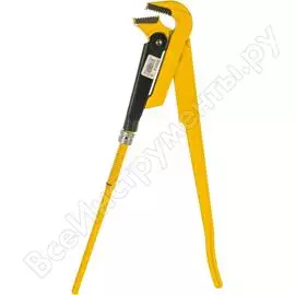 Трубный кованый рычажный ключ с прямыми губками №3, 2" stayer profi 27311-3