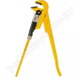 Трубный кованый рычажный ключ с прямыми губками №2, 1.5" stayer profi 27311-2