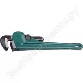 Трубный разводной быстрозажимной ключ kraftool тип rigit cr-mo губки высокотехнологичный al корпус 2"/350 мм 2728-35_z01