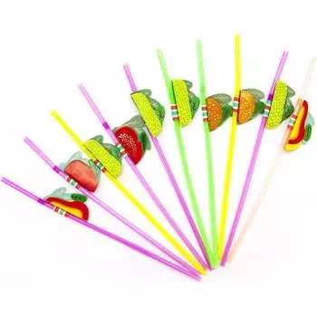 Трубочки для коктейлей Волна веселья 615238