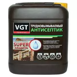 Трудновымываемый антисептик VGT