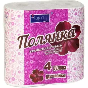 Туалетная бумага COMFY Полянка 474087