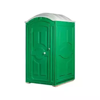 Туалетная кабина ЦентрПласт Стандарт зеленый/белый бак КА-00000220