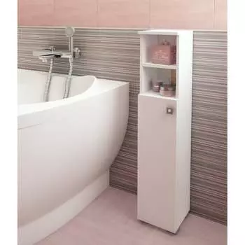 Туалетный шкаф SANTREK Виола 2 ниши белый левый 200x950x190 316065