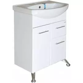 Тумба для ванной под умывальник Элеганс-60 ПВХ MIXLINE