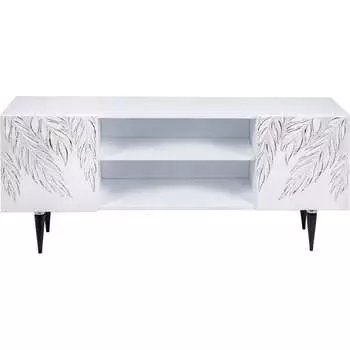 Тумба под ТВ BOGACHO Тропик 1550 Классик 14784/БлСильвер/Найт