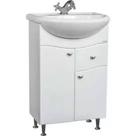 Тумба под умывальник Айсберг Уют 60 Волна DA1021T