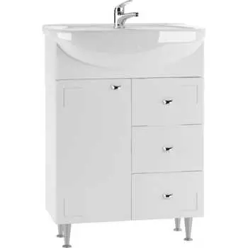 Тумба под умывальник Айсберг Уют 60 Классик DA1023T