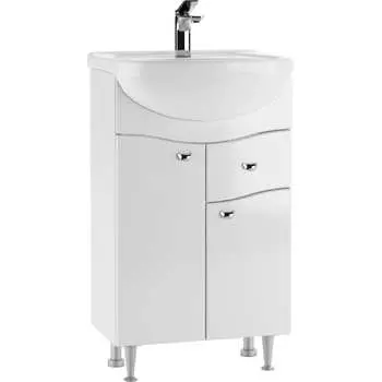 Тумба под умывальник Айсберг Уют 50 Волна DA1013T