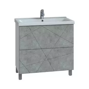 Тумба под умывальник Фостер Vigo Geometry tn.GEO.FOS.70.2Y бетон