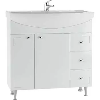 Тумба под умывальник Элеганс 85 Айсберг Классик DA1136T