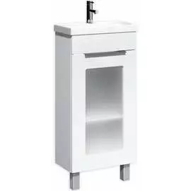 Тумба под умывальник Миранда 40 Айсберг Кристалл DA1805Т