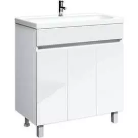 Тумба под умывальник Миранда 80 Айсберг Норма DA1624T