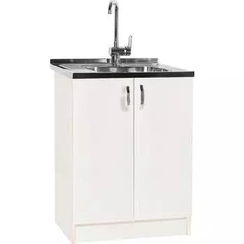 Тумба SANTREK 60*60 цвет белый (2 дверцы) (ЛДСП) 6502