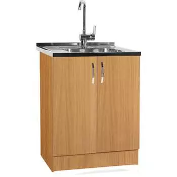 Тумба SANTREK 60*60 цвет бук (2 дверцы) (ЛДСП) 6503