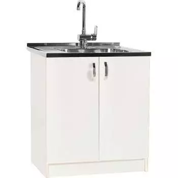 Тумба SANTREK 80*60 цвет белый (2 дверцы) (ЛДСП) 5217