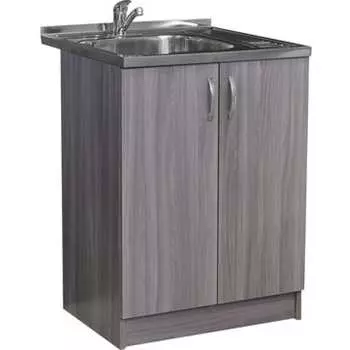 Тумба SANTREK 60*60 цвет дуб темный (2 дверцы) (ЛДСП) 54539