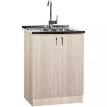 Тумба SANTREK 60*50 цвет ясень шимо светлый (2 дверцы) (ЛДСП) 110406