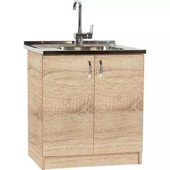 Тумба SANTREK 80*50 цвет дуб сонома (ЛДСП) 303316