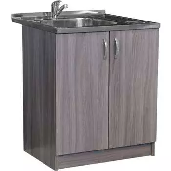 Тумба SANTREK 80*60 цвет дуб темный (2 дверцы) (ЛДСП) 54540