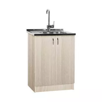 Тумба SANTREK 60*60 цвет ясень шимо светлый (2 дверцы) (ЛДСП) 110407