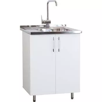 Тумба SANTREK 60*50 (2 дверцы) белый металлик фасад МДФ 47966