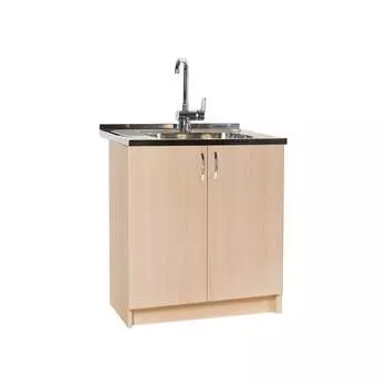 Тумба SANTREK 80*60 цвет дуб млечный (2 дверцы) (ЛДСП) 52978