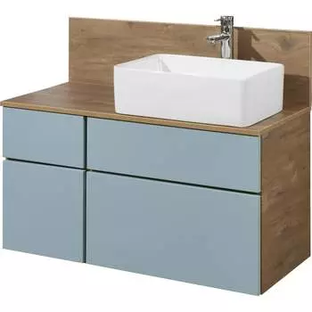 Тумба-умывальник AQUATON Мишель 100 NEW Дуб 1A256901MIX30 00069724