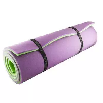 Туристический коврик atemi 1800х600х12 мм, зеленый/фиолетовый 00-00000212