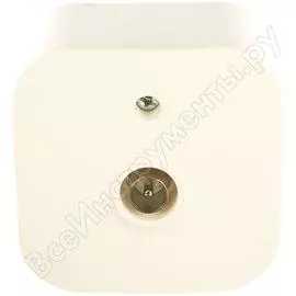 Одноместная TV розетка Legrand Quteo 782215 255254