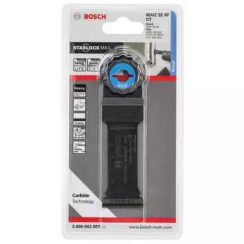 Твердосплавное погружное полотно metal max (32x70 мм, maiz 32 at) bosch 2608662567