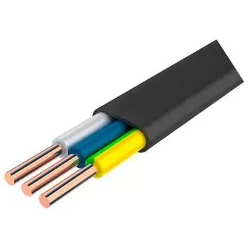 Твердый плоский негорючий малодымный кабель ПромЭл 4630017892594