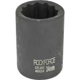 Ударная двенадцатигранная торцевая головка Rockforce RF-46824