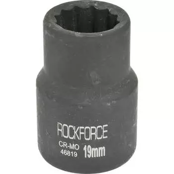 Ударная двенадцатигранная торцевая головка Rockforce RF-46819(27132)