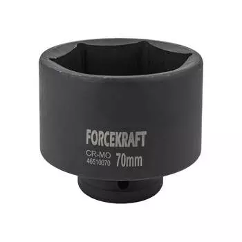 Ударная глубокая 6-гранная головка Forcekraft FK-46510070(19653)