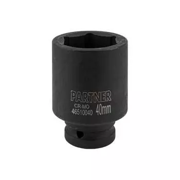 Ударная глубокая 6-гранная головка Partner PA-46510040(13031)