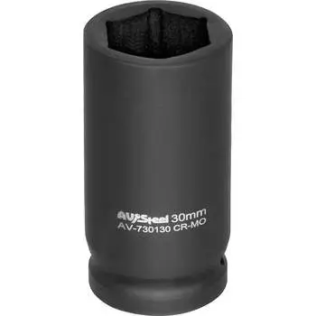 Ударная шестигранная удлиненная головка AV Steel AV-730130