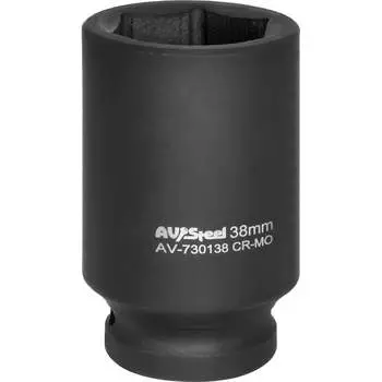 Ударная шестигранная удлиненная головка AV Steel AV-730138