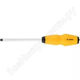 Ударная шлицевая отвертка topex 6.0 x 125 мм 39d252