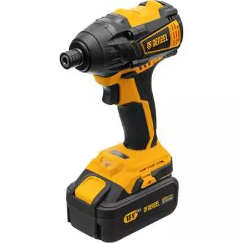 Ударный аккумуляторный бесщеточный винтоверт Denzel 26510