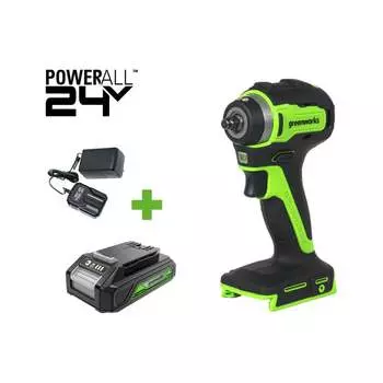 Ударный гайковерт GreenWorks G24IW200 3803607VUA