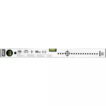 Ударопрочный алюминиевый уровень HARDY 1000 мм 3 глазка 0730-471000