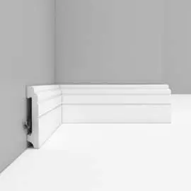 Ударопрочный напольный плинтус Decomaster A024