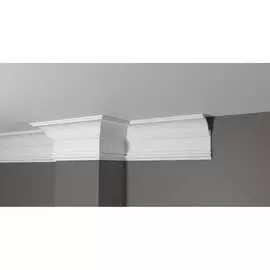 Ударопрочный влагостойкий потолочный карниз под покраску Decor-Dizayn DD517